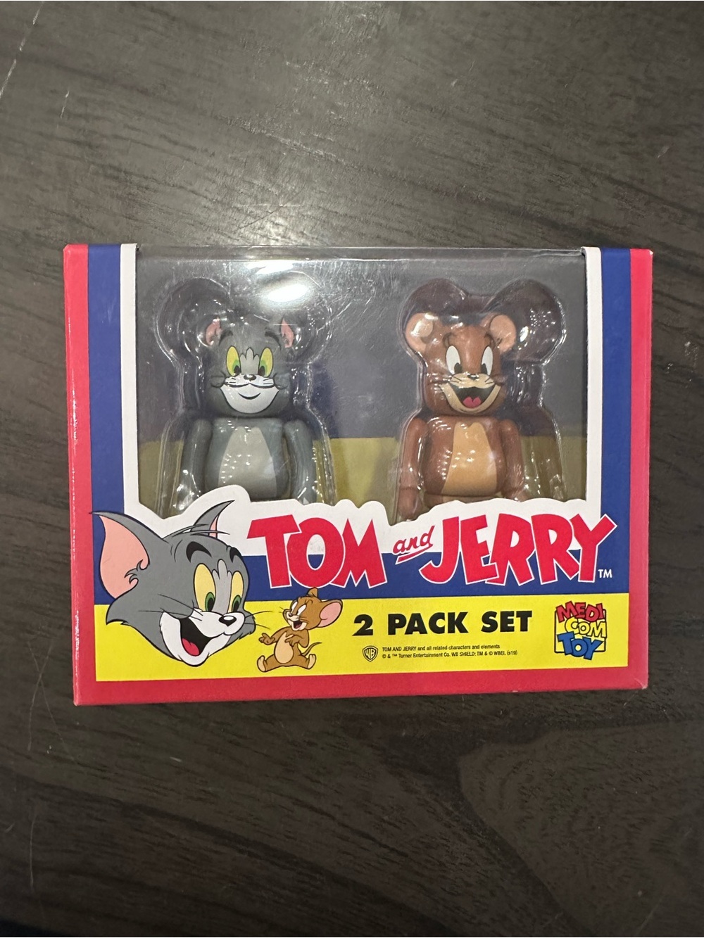 Medicom Toy BE@RBRICK Tom and Jerry Official Licensed 2 Pack Figure Set 100% sz